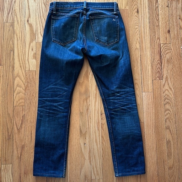 Rag & Bone sz 28 Standard Issue Fit 2 Slim Leg button fly super flattering VGUC - Picture 4 of 7